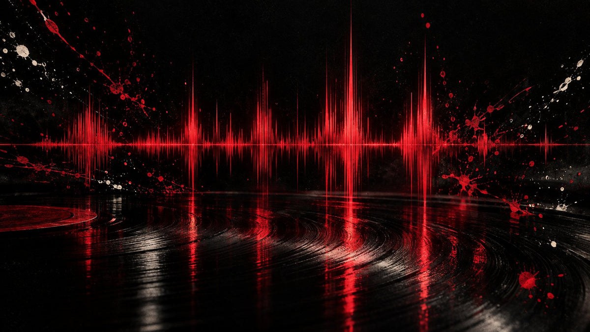Infamously E — music art wide brand backdrop